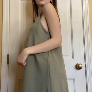 Olive Mini Shift Dress